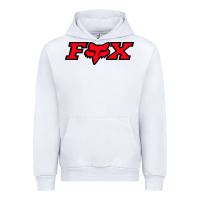 White fox Urban Hoodie - FloraArt