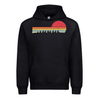Black Rowing . Retro Style  For Rower Urban Hoodie - FloraArt