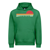 Emerald Rowing . Retro Style  For Rower Urban Hoodie - FloraArt