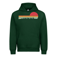 Forest Green Rowing . Retro Style  For Rower Urban Hoodie - FloraArt