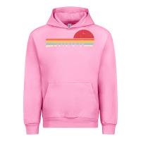 Fuchsia Pink Rowing . Retro Style  For Rower Urban Hoodie - FloraArt
