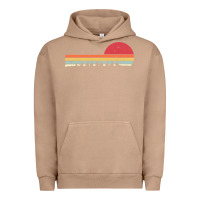 Pigment Burro Rowing . Retro Style  For Rower Urban Hoodie - FloraArt