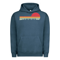 Pigment Midnight Navy Rowing . Retro Style  For Rower Urban Hoodie - FloraArt