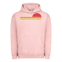 Pigment Salmon Rowing . Retro Style  For Rower Urban Hoodie - FloraArt