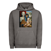 Pigment Tornado alien chimp baby religion conspiracy poster Urban Hoodie - FloraArt
