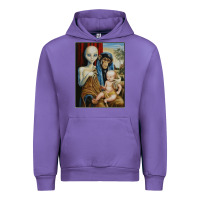 Tulip alien chimp baby religion conspiracy poster Urban Hoodie - FloraArt