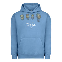Pigment Pebble Blue ELEKTRA STAIND Urban Hoodie - FloraArt