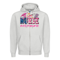 Dove Grey veteran nurse Zipper Hoodie - AdoDesignShop