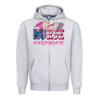 Heather Grey veteran nurse Zipper Hoodie - AdoDesignShop