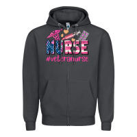 Smoke veteran nurse Zipper Hoodie - AdoDesignShop