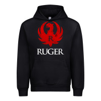 Black vintage ruger Urban Hoodie - FloraArt