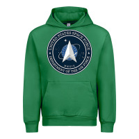 Emerald Official United States Space Force USSF Military Patch Urban Hoodie - FloraArt