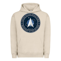 Pigment French Oak Official United States Space Force USSF Military Patch Urban Hoodie - FloraArt