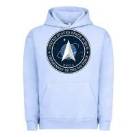 Pigment Grape Ice Official United States Space Force USSF Military Patch Urban Hoodie - FloraArt