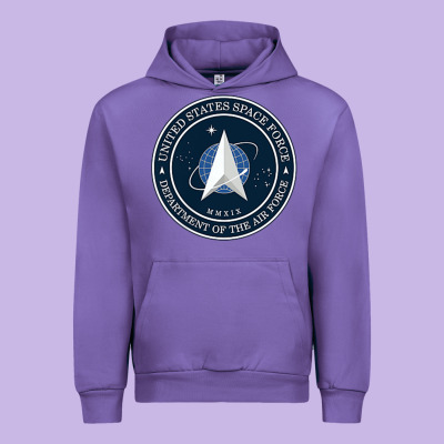 Official United States Space Force Ussf Military Patch Urban Hoodie Designed By Floraart