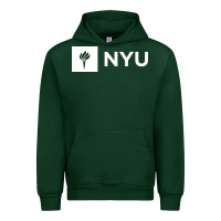Forest Green nyu new york university Urban Hoodie - FloraArt