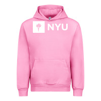Fuchsia Pink nyu new york university Urban Hoodie - FloraArt