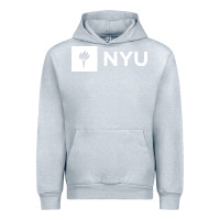 Heather Grey nyu new york university Urban Hoodie - FloraArt