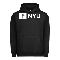 Pigment Black nyu new york university Urban Hoodie - FloraArt