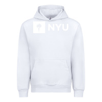 White nyu new york university Urban Hoodie - FloraArt
