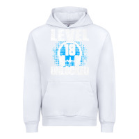 White Level 18 Unlocked Birthday 18 Years Gamer Premium T Shirt Urban Hoodie - FloraArt