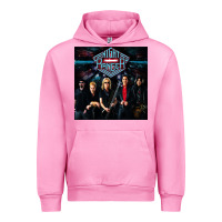 Fuchsia Pink night ranger 3 copy Urban Hoodie - FloraArt