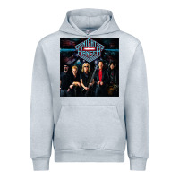 Heather Grey night ranger 3 copy Urban Hoodie - FloraArt