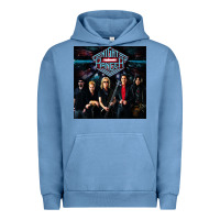Pigment Pebble Blue night ranger 3 copy Urban Hoodie - FloraArt