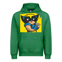 Emerald snikt i, wolverine Urban Hoodie - FloraArt
