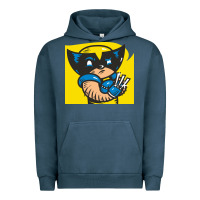 Pigment Midnight Navy snikt i, wolverine Urban Hoodie - FloraArt
