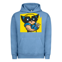 Pigment Pebble Blue snikt i, wolverine Urban Hoodie - FloraArt