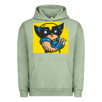 Pigment Oil Green snikt i, wolverine Urban Hoodie - FloraArt
