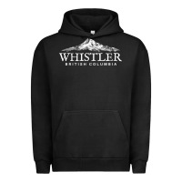Pigment Black whistler british columbia shirt long sleeve, mountain tee Urban Hoodie - FloraArt