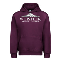 Mauve Wine whistler british columbia shirt long sleeve, mountain tee Urban Hoodie - FloraArt