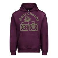 Mauve Wine Hooj Choons (Olive Green) Urban Hoodie - FloraArt