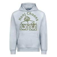 Heather Grey Hooj Choons (Olive Green) Urban Hoodie - FloraArt