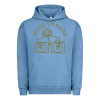 Pigment Pebble Blue Hooj Choons (Olive Green) Urban Hoodie - FloraArt