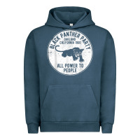 Pigment Midnight Navy oakland california 1966 black panther party   dist Urban Hoodie - FloraArt