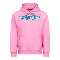 Fuchsia Pink wisconsin platteville pioneers Urban Hoodie - FloraArt