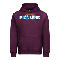 Mauve Wine wisconsin platteville pioneers Urban Hoodie - FloraArt