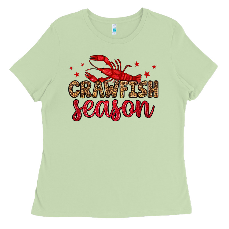 Crawfish Season Ladies Tee by OliviaCreatesArt | Teevron