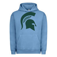 Pigment Pebble Blue the michigan state spartans Urban Hoodie - FloraArt