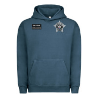 Pigment Midnight Navy CHICAGO P.D - DETECTIVE JAY HALSTEAD - INTELLIGENCE BADGE VEST Urban Hoodie - FloraArt