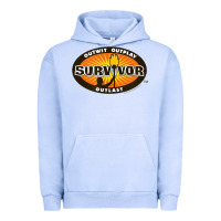 Pigment Grape Ice Survivor Outwit, Outplay, Outlast Urban Hoodie - FloraArt