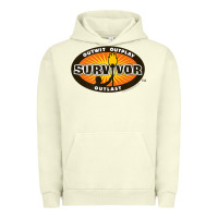 Pigment Pistachio Survivor Outwit, Outplay, Outlast Urban Hoodie - FloraArt