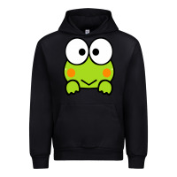 Black keroppi Urban Hoodie - FloraArt