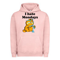 Pigment Salmon i hate monday Urban Hoodie - FloraArt