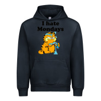 Navy i hate monday Urban Hoodie - FloraArt