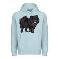 Blue Mist black chow chow Premium Hoodie - RanaPortraitStore