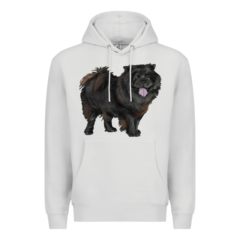Black Chow Chow Premium Hoodie by RanaPortraitStore | Teevron